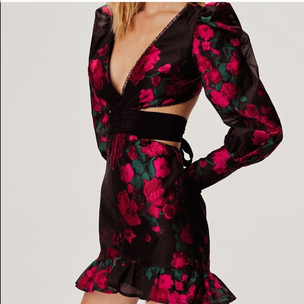 For Love & Lemons Nico Mini Dress 🍋